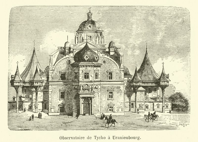The observatory of Tycho Brahe at Uranienbourg (engraving) 作者 法语学校