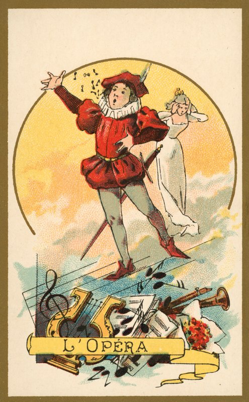 The opera (chromolitho) 作者 法语学校