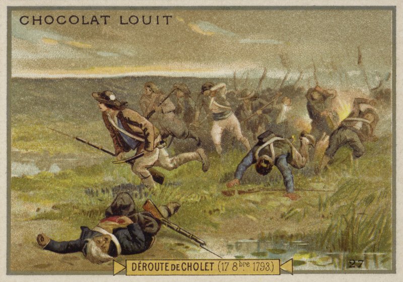1793年10月17日，Cholet，战争中的战争，法国大革命的溃败 作者 法语学校