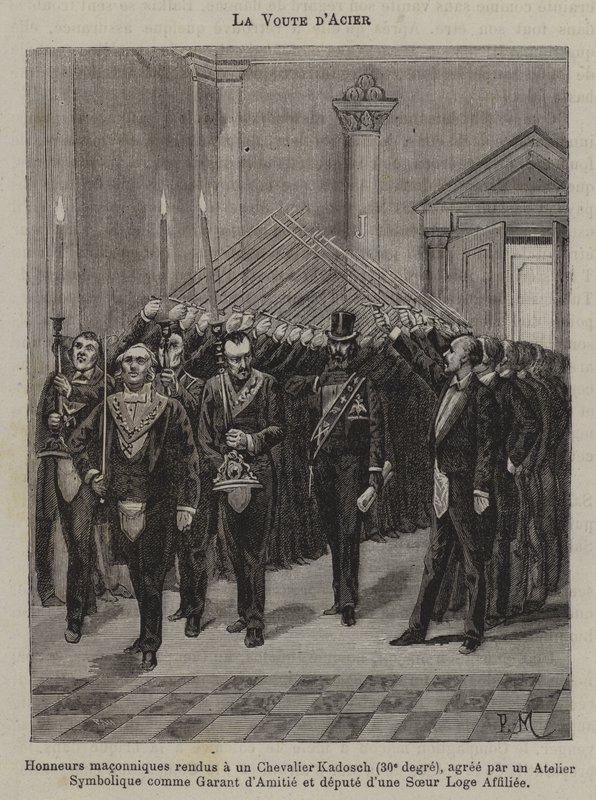The vault of steel (engraving) 作者 法语学校