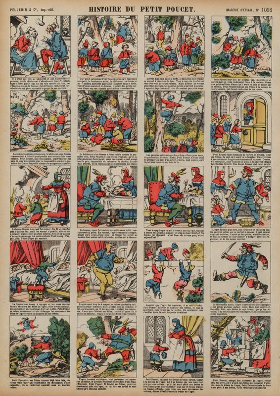 Tom Thumb (coloured engraving) 作者 法语学校