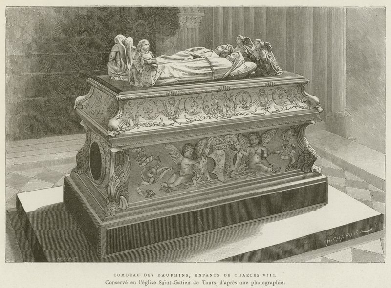 Tombeau Des Dauphins, Enfants De Charles VIII (engraving) 作者 法语学校