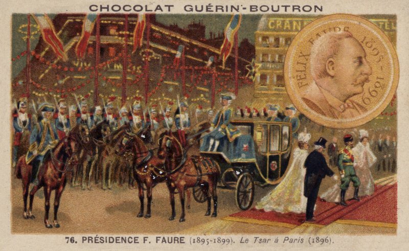 Tsar Nicholas II of Russia visiting Paris 作者 法语学校