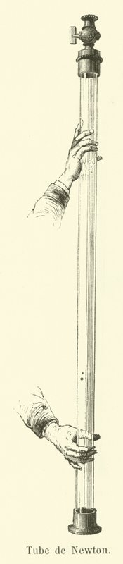 Tube of Isaac Newton (engraving) 作者 法语学校