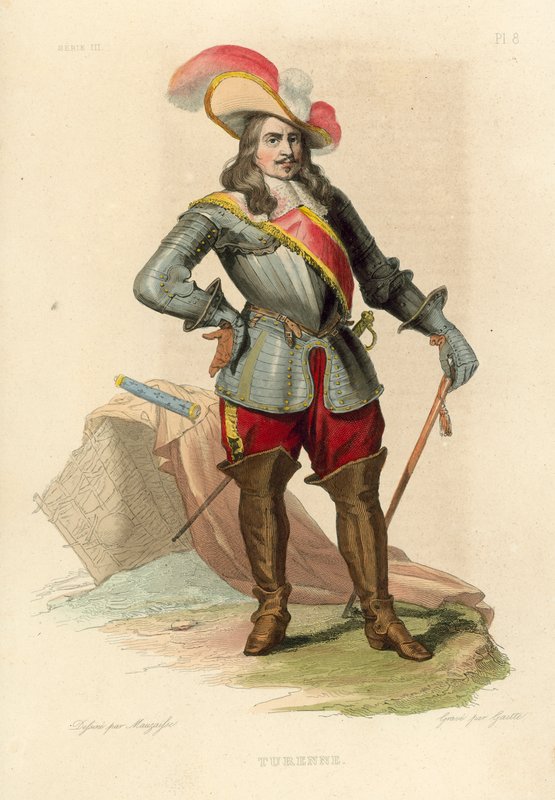 Turenne (coloured engraving) 作者 法语学校