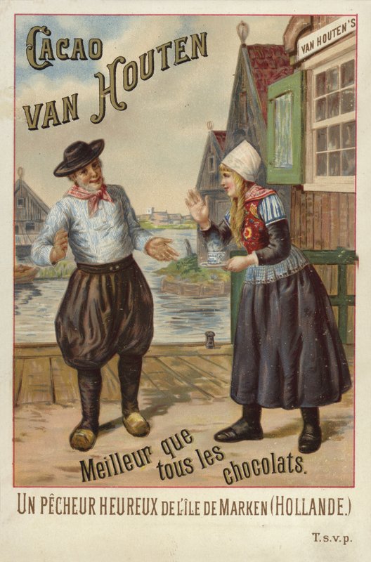 Van Houton巧克力 - 荷兰夫妇 作者 法语学校