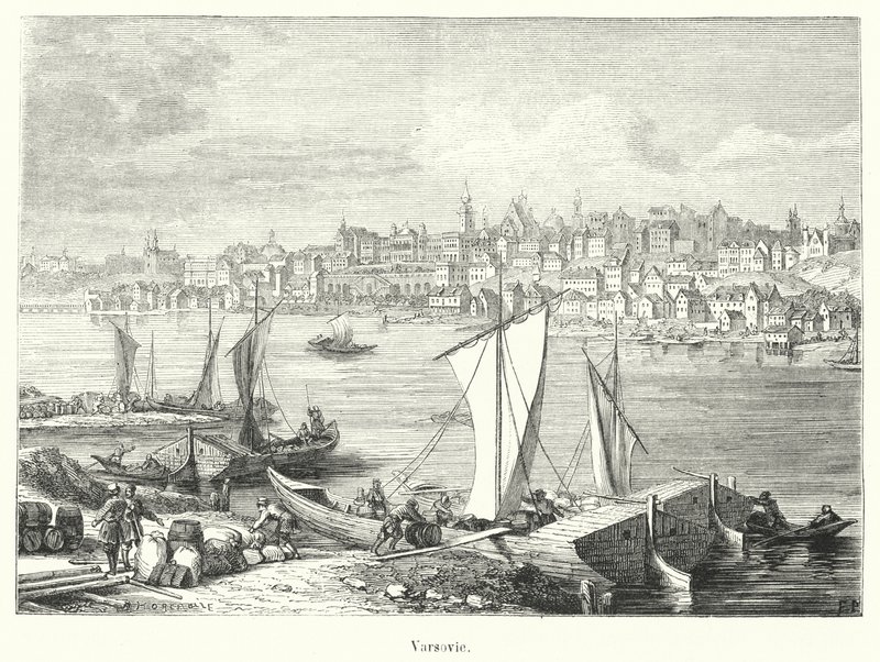 Varsovie (engraving) 作者 法语学校