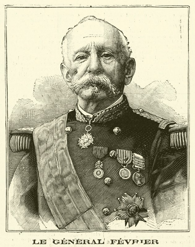 Victor Fevrier，法国将军（雕刻） 作者 法语学校