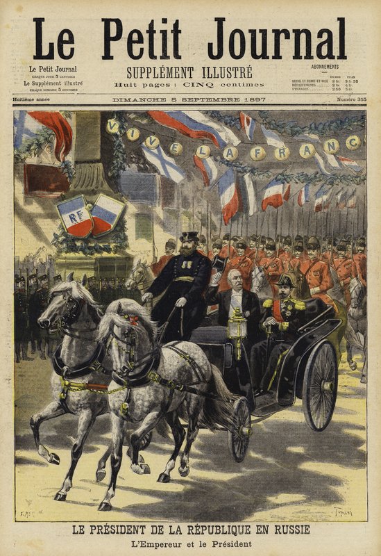 1897年法国总统菲利克斯·福尔访问俄罗斯 作者 法语学校