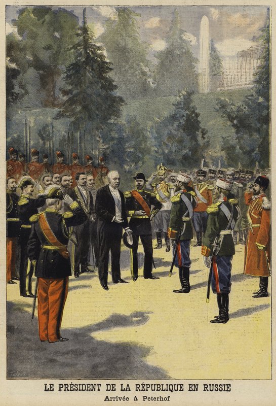 1897年法国总统菲利克斯·福尔访问俄罗斯 作者 法语学校