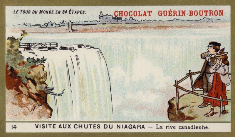 Visit to Niagara Falls - the Canadian side (chromolitho) 作者 法语学校