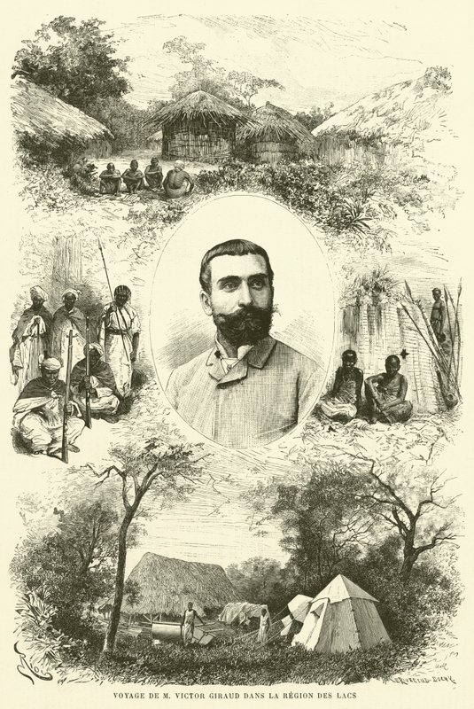 Voyage De M Victor Giraud Dans La Region Des Lacs（雕刻）。 作者 法语学校