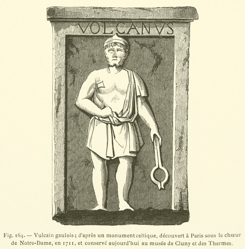 Vulcain gaulois (engraving) 作者 法语学校