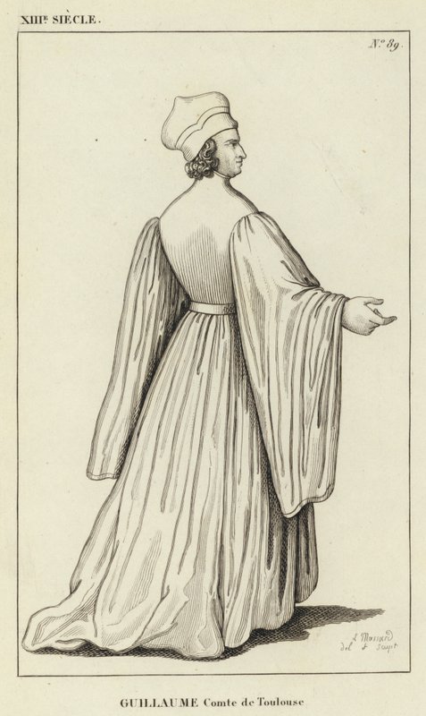 XIII Siecle, Guillaume, Comte de Toulouse (engraving) 作者 法语学校