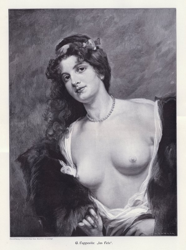 In Fur (engraving) 作者 弗里德里希·乔治·帕佩里茨
