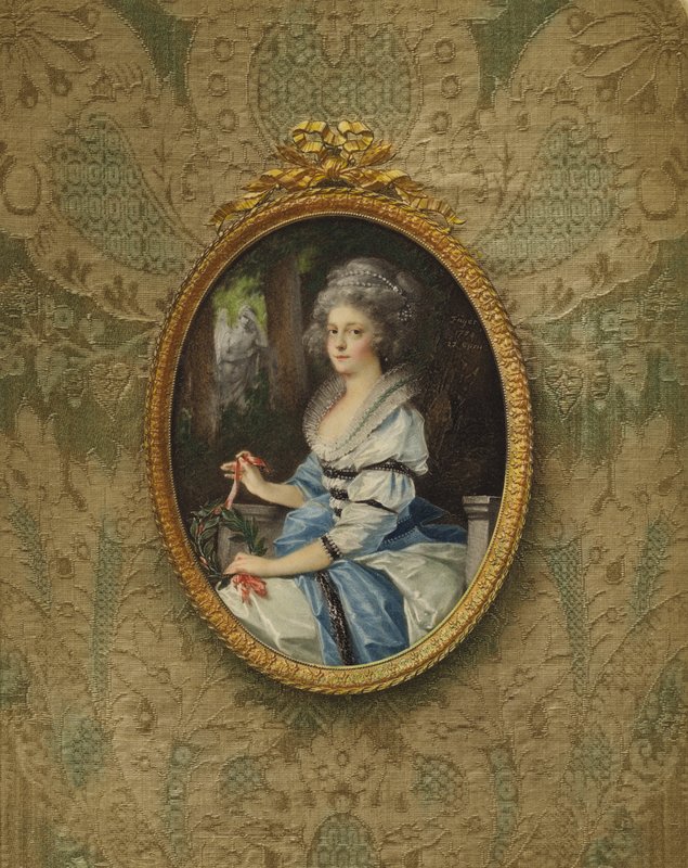 伊丽莎白公主的画像Wilhelmine Louise，1788年，符腾堡公爵的女儿 作者 弗里德里希·海因里希·富格
