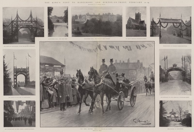 2月21日至24日国王访问Rangemore和Burton-on-Trent 作者 GS阿马托