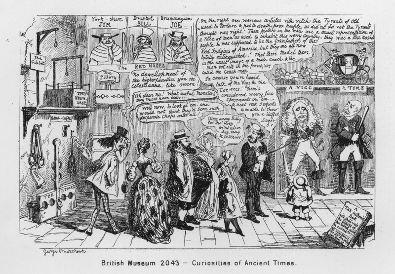 British Museum 2043, Curiosities of Ancient Times (engraving) 作者 乔治·克鲁克申克