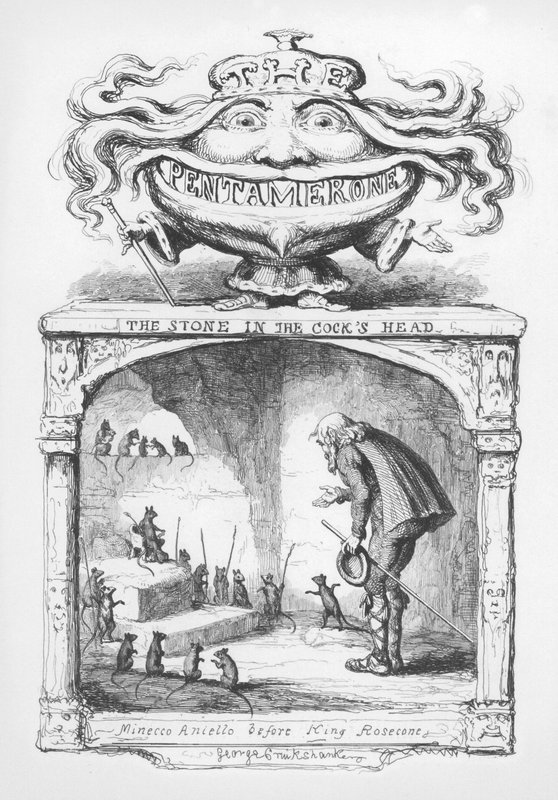 George Cruikshank 的 Pentamerone 插图（版画） 作者 乔治·克鲁克申克