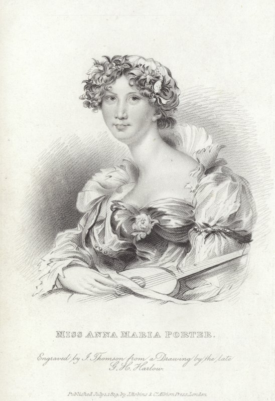 Anna Maria Porter, English poet and novelist 作者 乔治·亨利（后）哈洛