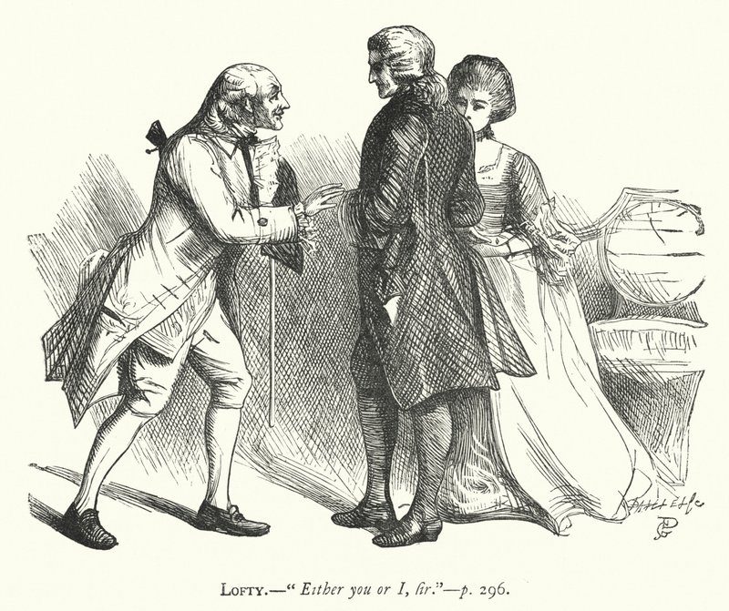 Illustration for The Good-Natured Man (engraving) 作者 乔治·约翰·平威尔
