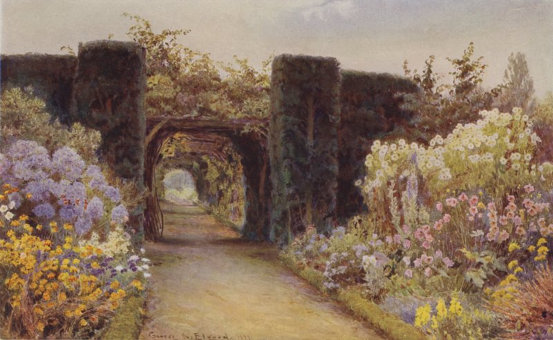 The Pergola，Great Tangley 作者 乔治·塞缪尔·埃尔古德