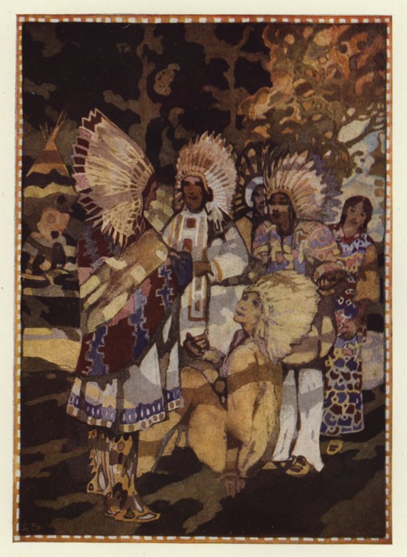 “我厌倦了孤独的生活，我为你的女儿而来”（彩色石版画） 作者 乔治·谢林汉姆