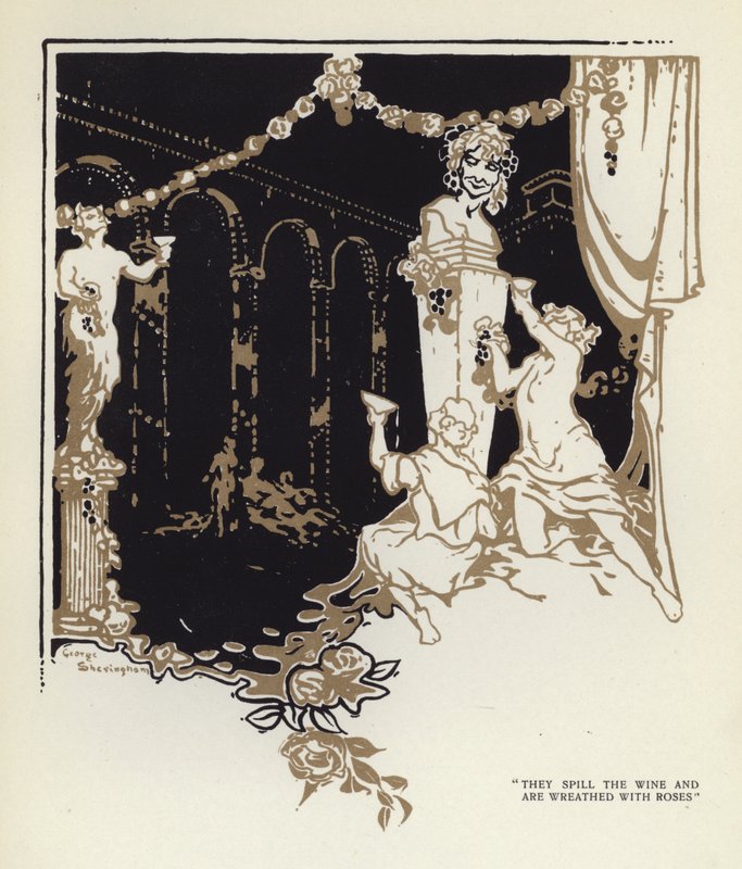 Illustration for The Happy Hypocrite by Max Beerbohm (colour litho) 作者 乔治·谢林汉姆