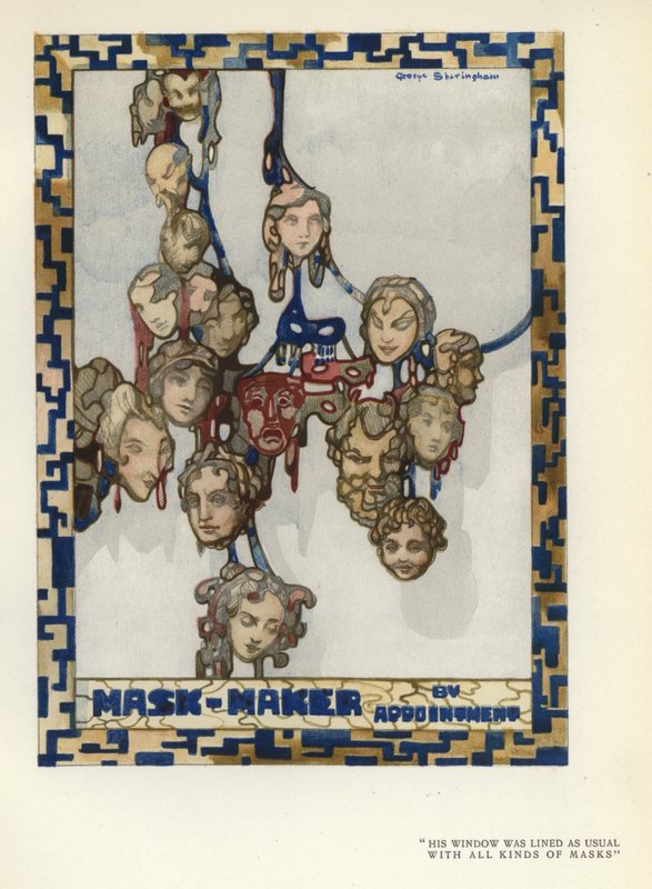 Illustration for The Happy Hypocrite by Max Beerbohm (colour litho) 作者 乔治·谢林汉姆