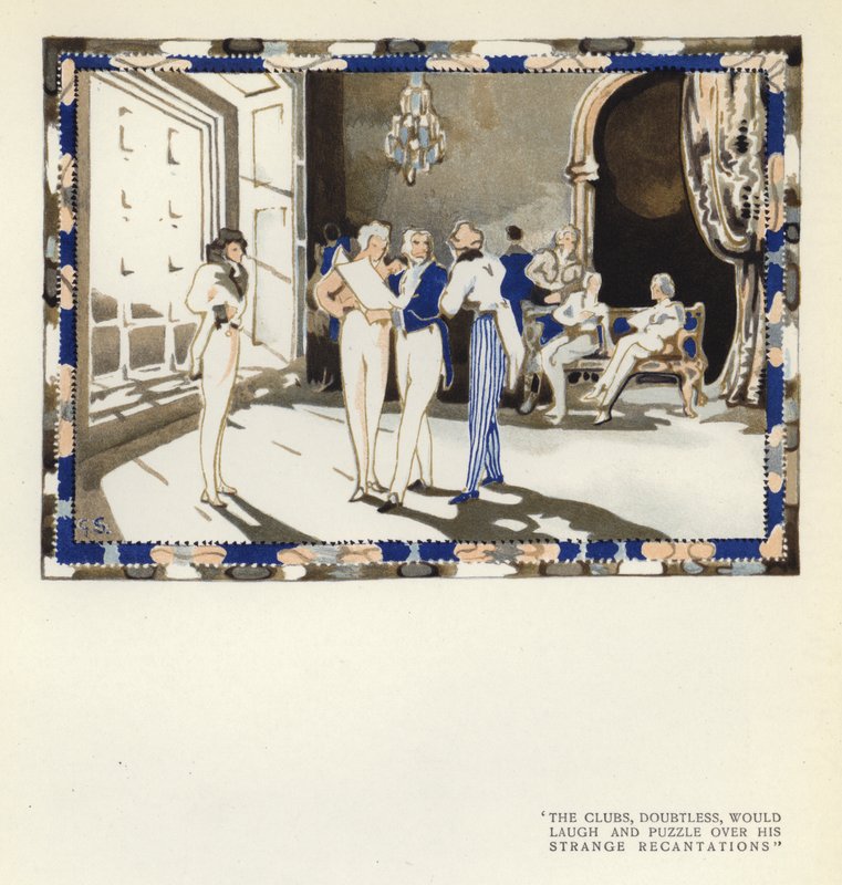 Max Beerbohm 的 The Happy Hypocrite 插图（彩色石版画） 作者 乔治·谢林汉姆