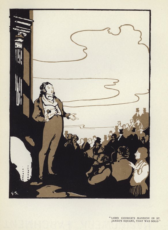 Illustration for The Happy Hypocrite by Max Beerbohm (colour litho) 作者 乔治·谢林汉姆