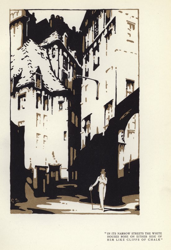 Illustration for The Happy Hypocrite by Max Beerbohm (colour litho) 作者 乔治·谢林汉姆