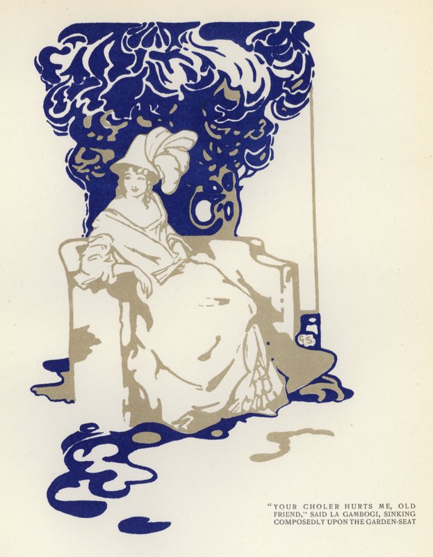 Illustration for The Happy Hypocrite by Max Beerbohm (colour litho) 作者 乔治·谢林汉姆
