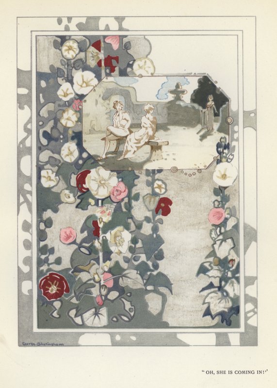 Max Beerbohm 的 The Happy Hypocrite 插图（彩色石版画） 作者 乔治·谢林汉姆