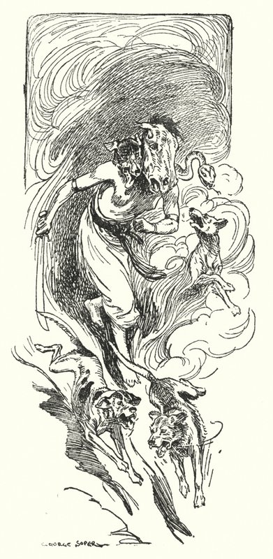 Jason and the Argonauts: "Brimo the wild witch huntress" (litho) 作者 乔治·索珀