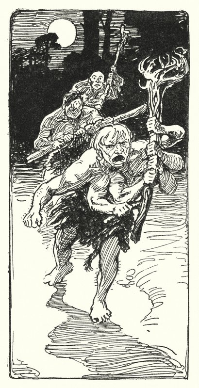 Jason and the Argonauts: "While they lay sleeping, came down on them terrible men" (litho) 作者 乔治·索珀