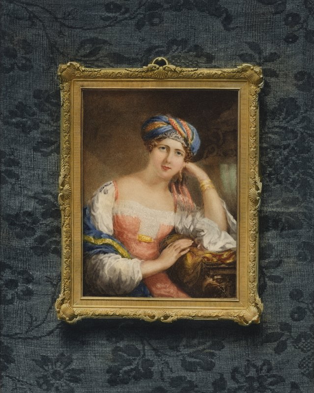 简·蒙塔古夫人的肖像，1813年 作者 乔治·海特之后