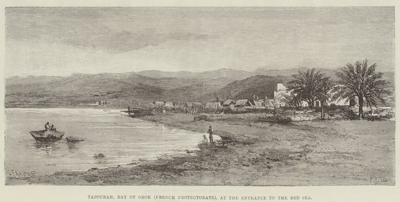 Tajourah，Bay of Obok（法国保护区），位于红海入口处 作者 乔治·弗赖蓬
