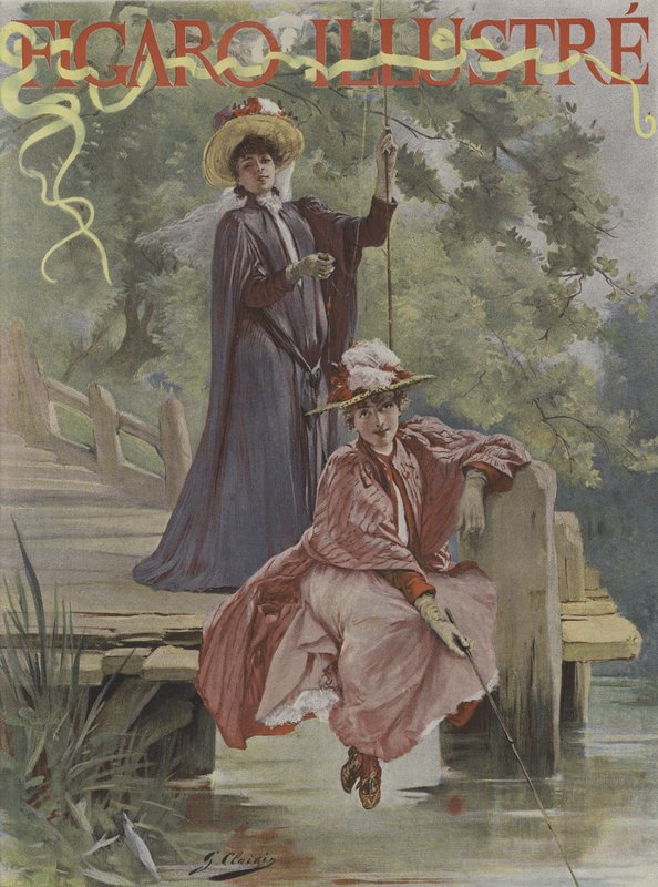 Le Figaro Illustre的封面，1891年 作者 乔治克莱林