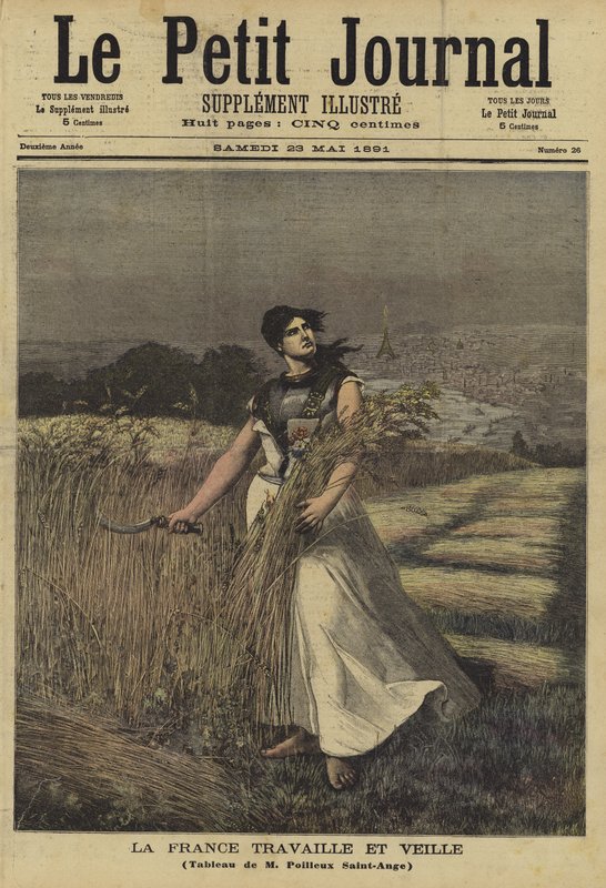 Le Petit Journal的封面，1891年5月23日 作者 乔治·路易斯·波依勒圣安日