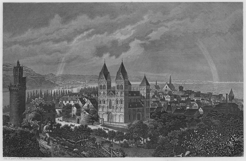 Andernach (engraving) 作者 德国学校
