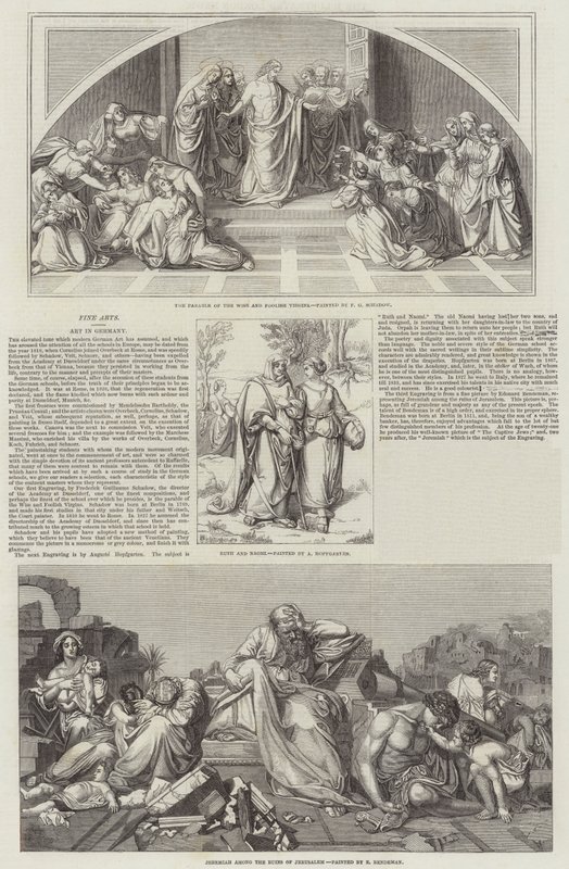 Art in Germany (engraving) 作者 德国学校