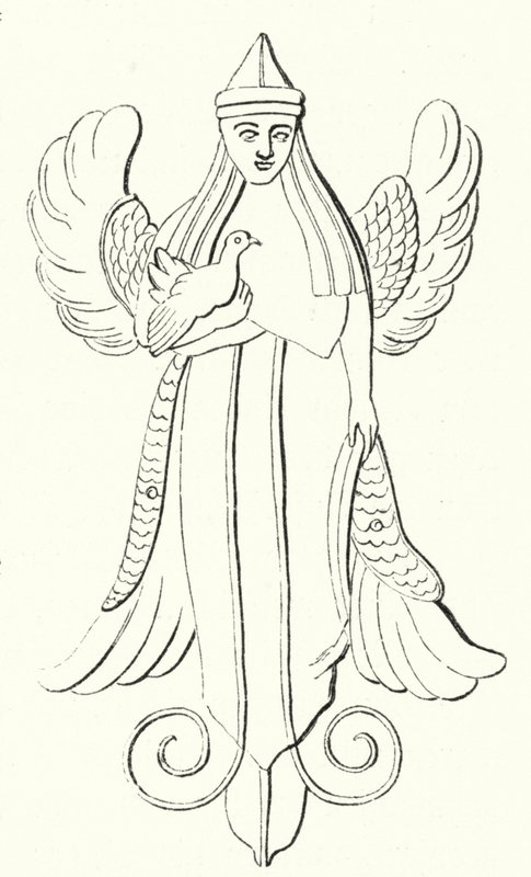 阿斯塔特，古代腓尼基人崇拜的女神（雕刻） 作者 德国学校