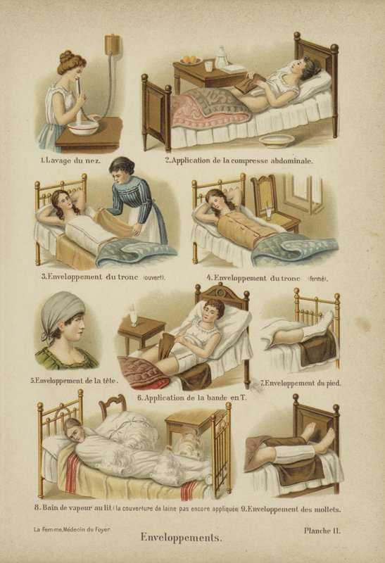 Bandages, wrappings and compresses (colour litho) 作者 德国学校