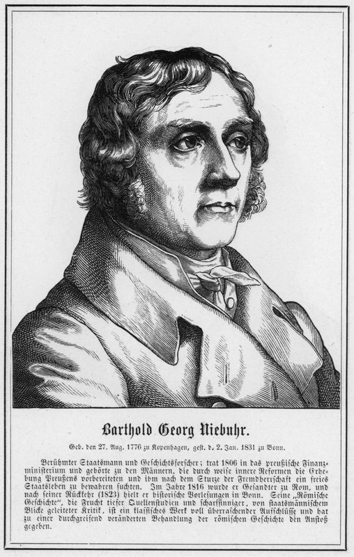尼布尔（Barthold Georg Niebuhr）（雕版画 作者 德国学校