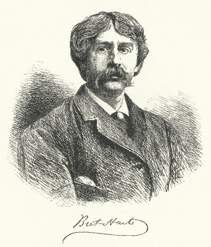 Bret Harte，美国短篇小说作家和诗人（版画） 作者 德国学校