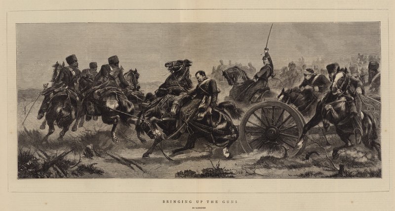 Bringing up the Guns (engraving) 作者 德国学校
