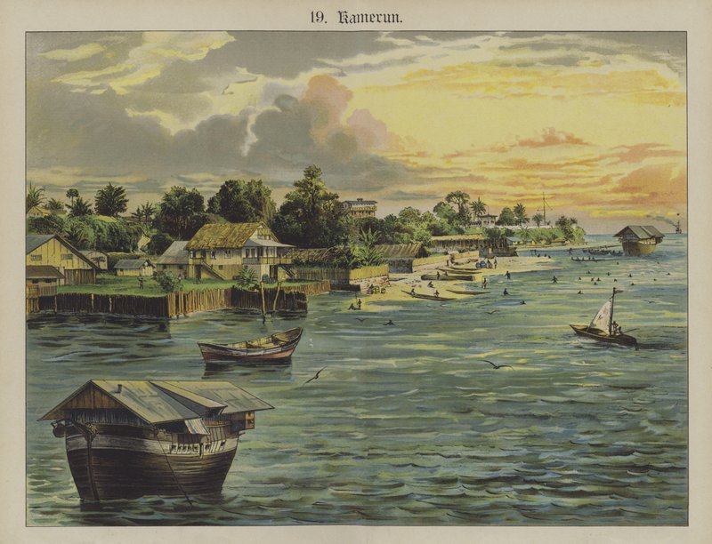 Cameroon, Central Africa (colour litho) 作者 德国学校