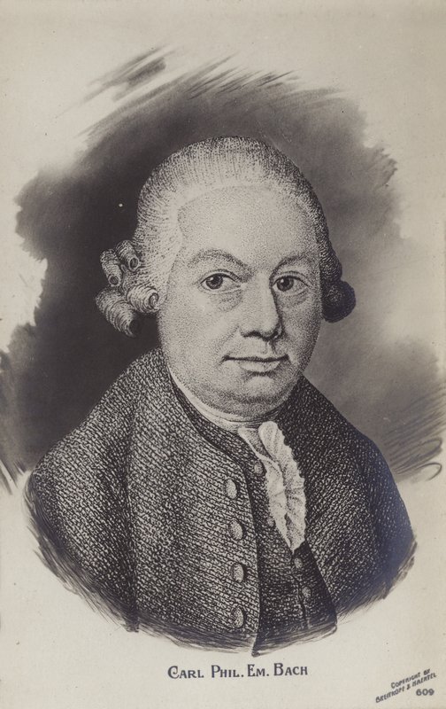 Carl Philipp Emanuel Bach，德国古典时期音乐家和作曲家（1714-1788） 作者 德国学校