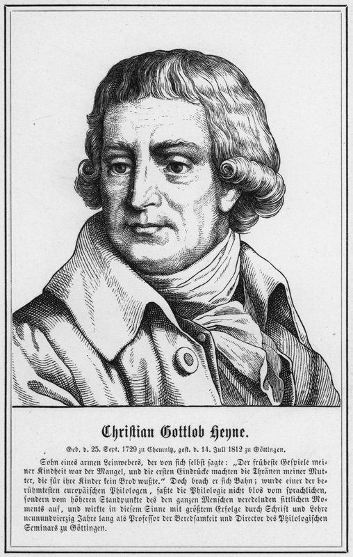 Christian Gottlob Heyne (雕刻) 作者 德国学校